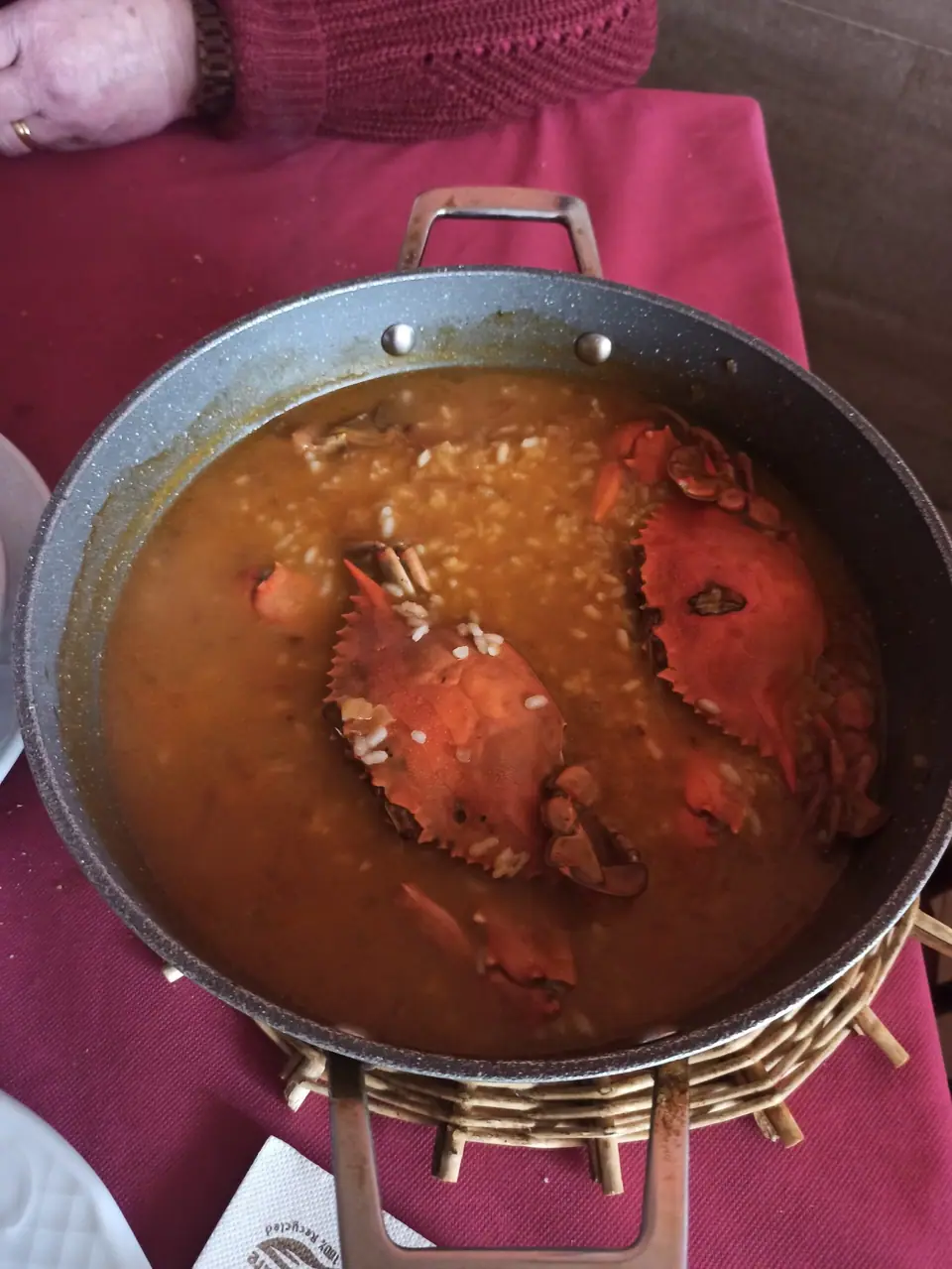 Arroz caldoso con marisco