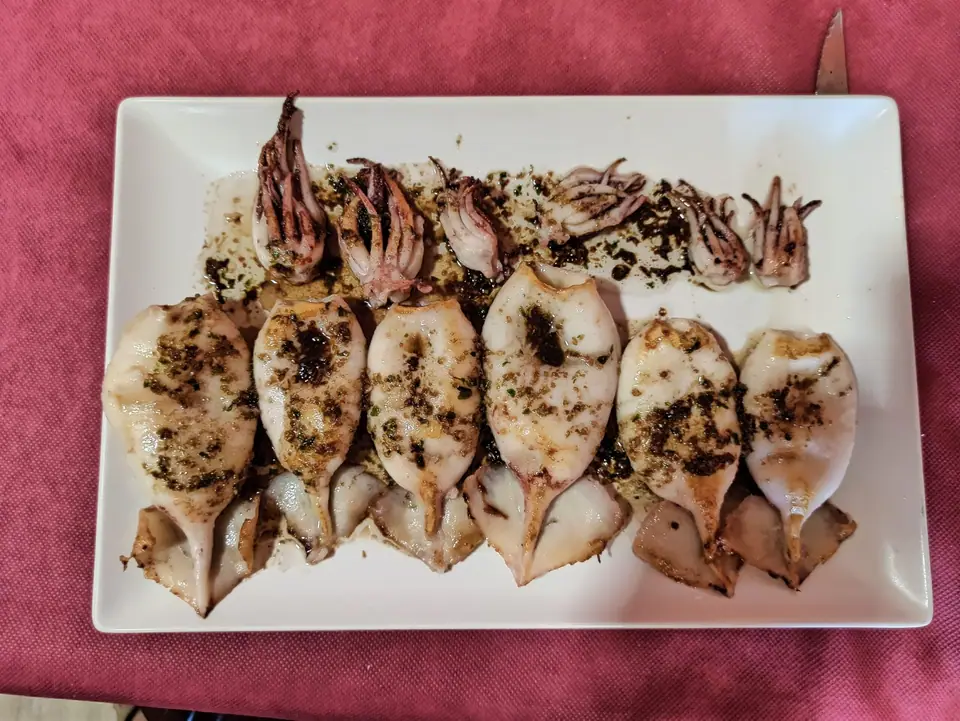 Chipirones a la plancha