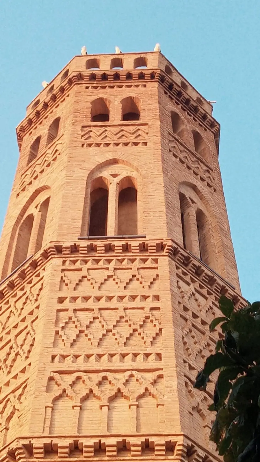 Detalle de la torre mudéjar de San Pedro